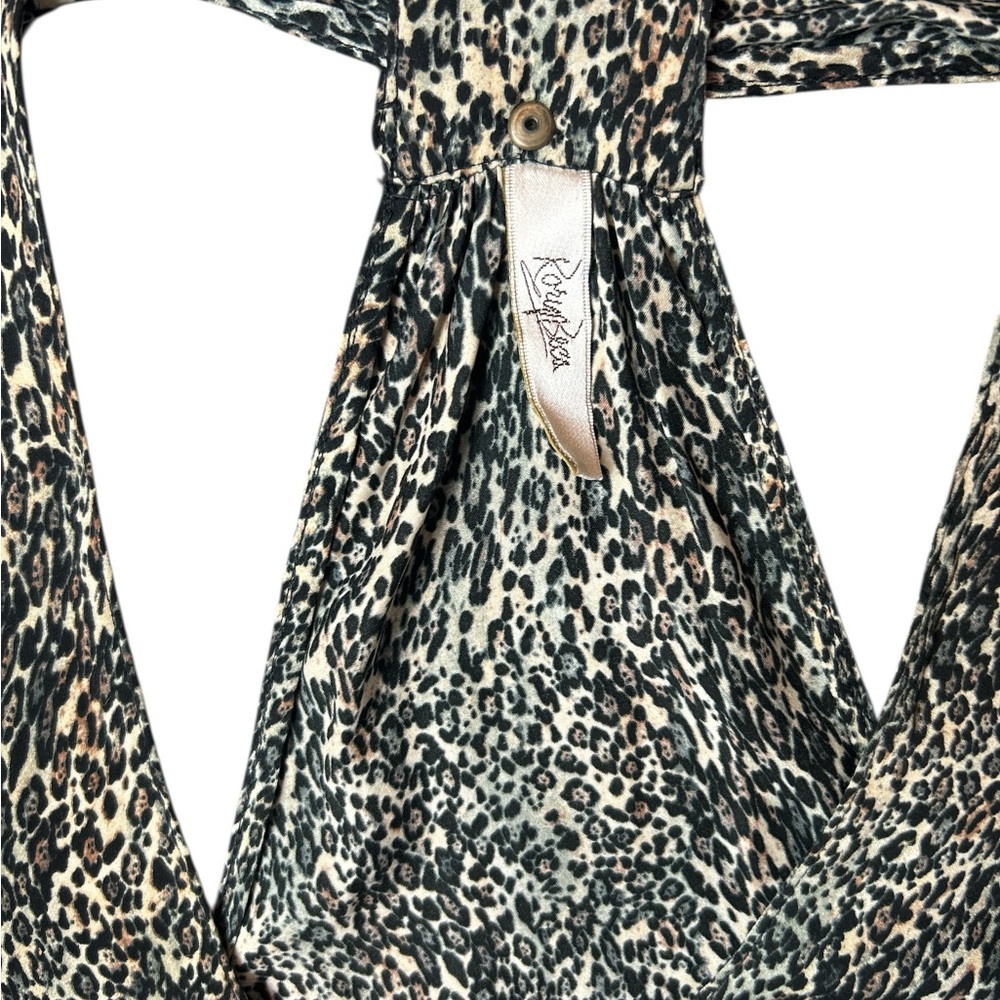 Rory Beca Black and White Patterned Halter Top - Picture 3 of 8